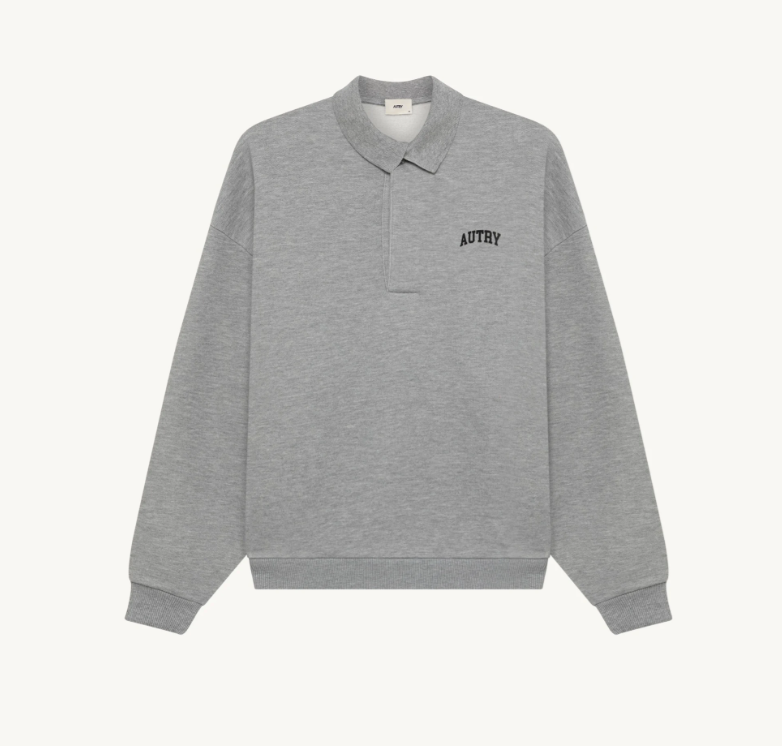 SUDADERA POLO UNISEX GRIS